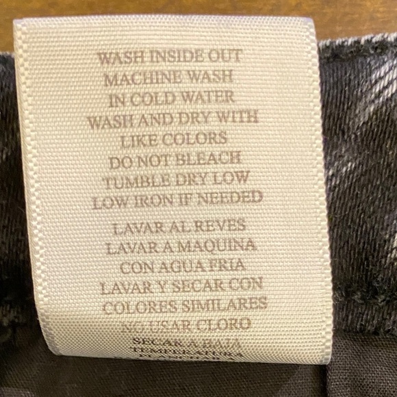 KanCan 27 (7) Ultra High Rise Baggy Fit Black Jeans Womens Stretch Acid Wash - Picture 12 of 15